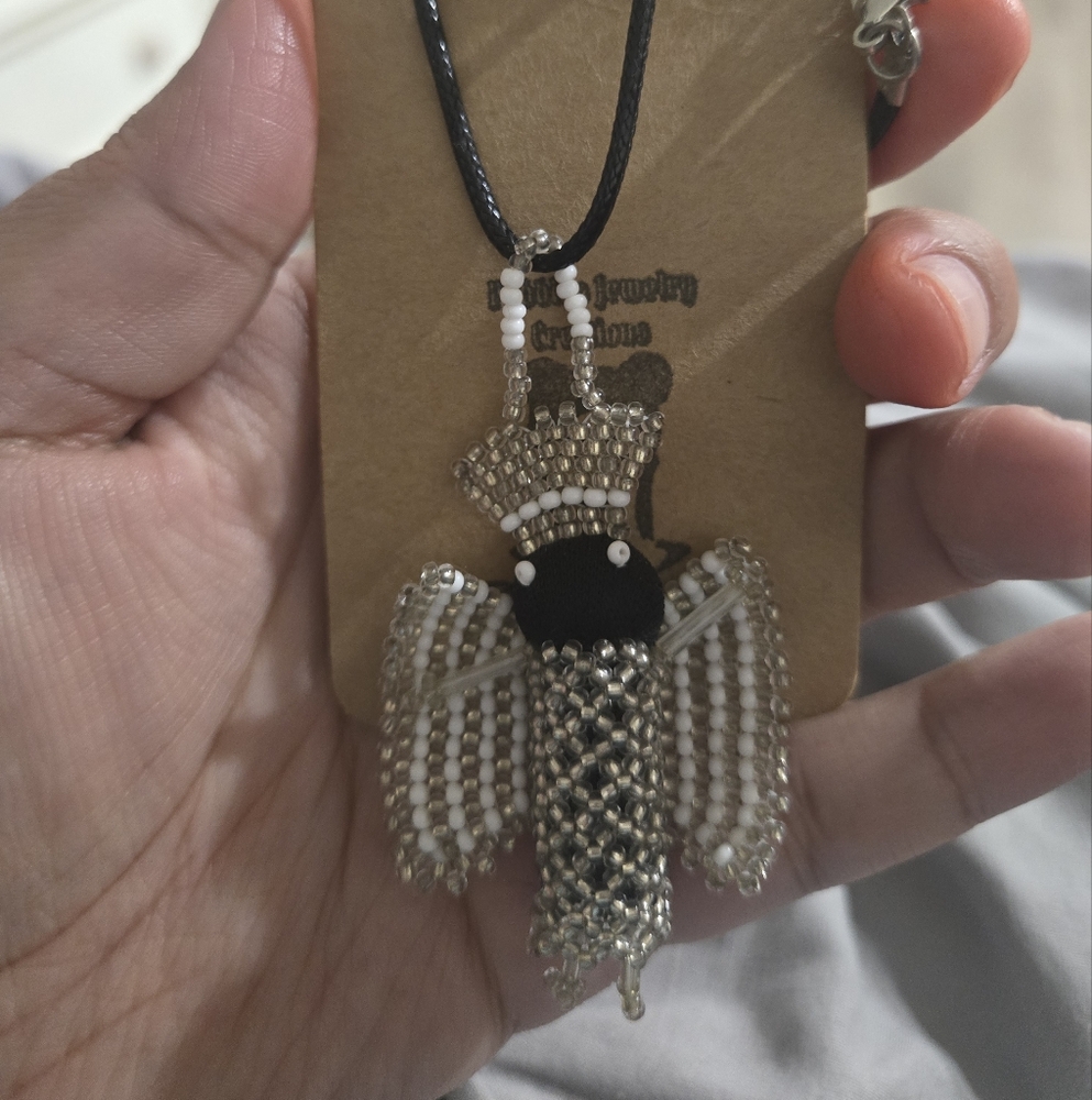 Beaded Christmas angel